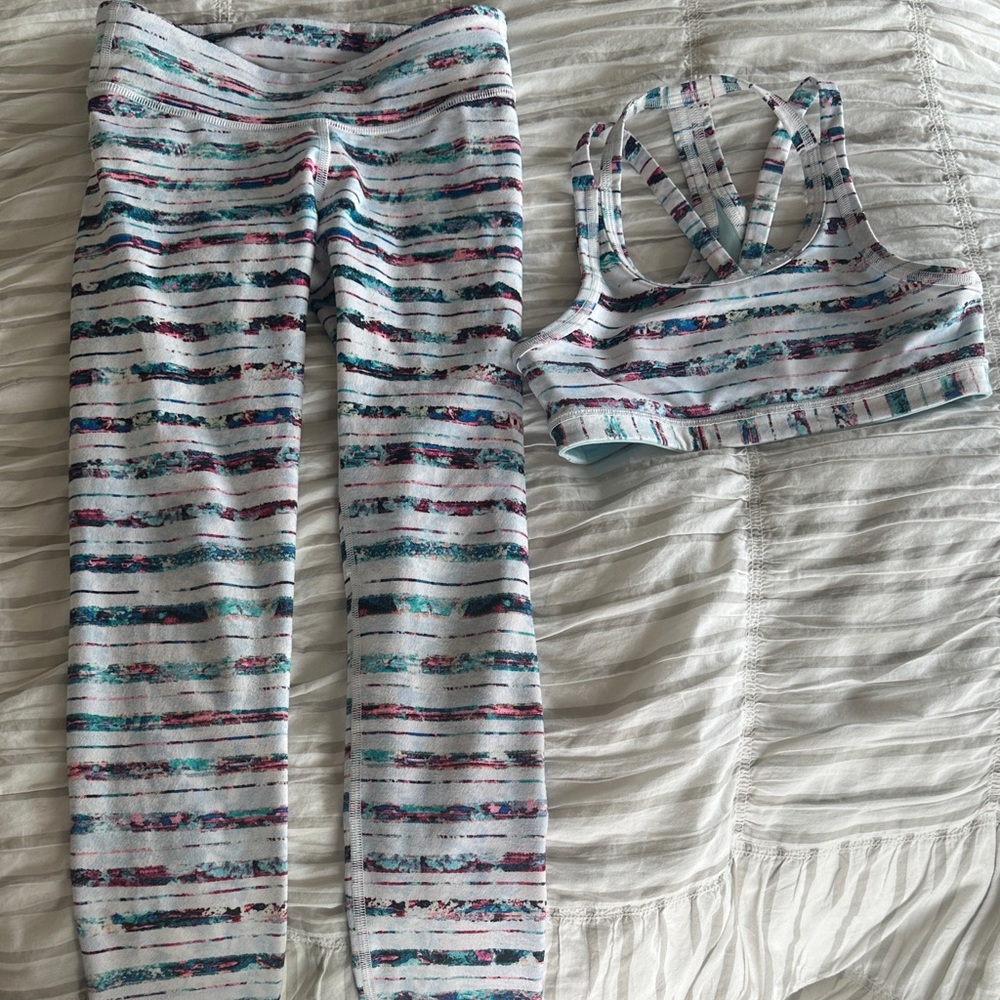 Ivivva Multicolor set with reversible top size 7